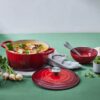 Le Creuset Cocotte rotonda Evo - Ciliegia