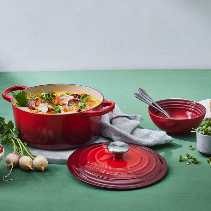 Le Creuset Cocotte rotonda Evo - Ciliegia