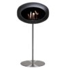 Le Feu Ground Steel High Black-Stainless Steel-Stainless Steel