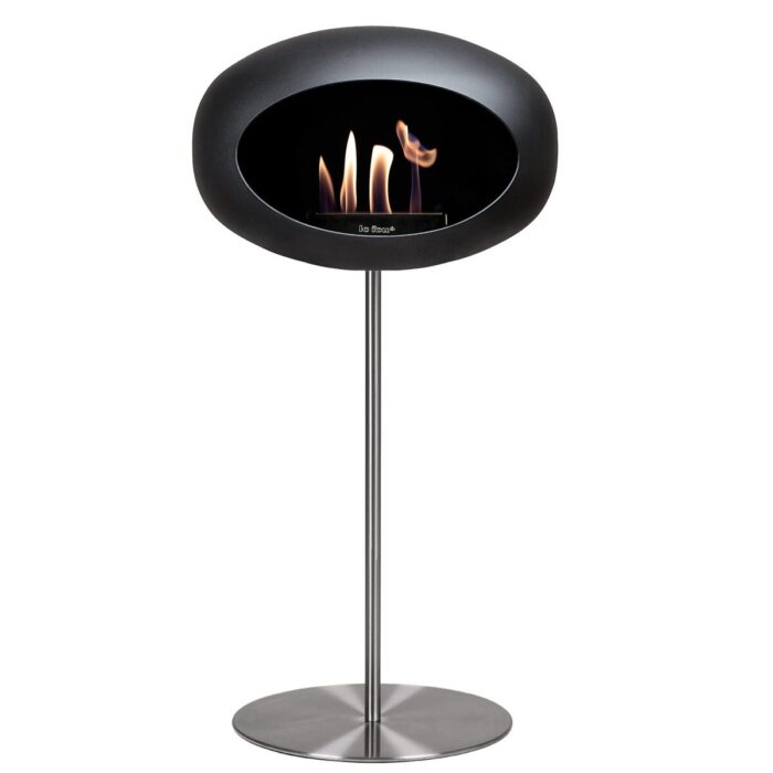 Le Feu Ground Steel High Black-Stainless Steel-Stainless Steel