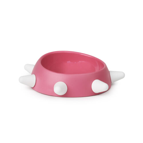 United Pets Ciotola Boss piccola 500ml Pesca con Spikes bianchi