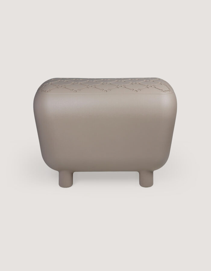 United Pets Panuccia cuccia/panca per cani e gatti con cuscino grigia