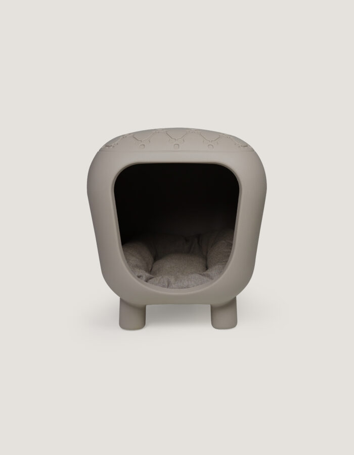 United Pets Panuccia cuccia/panca per cani e gatti con cuscino grigia