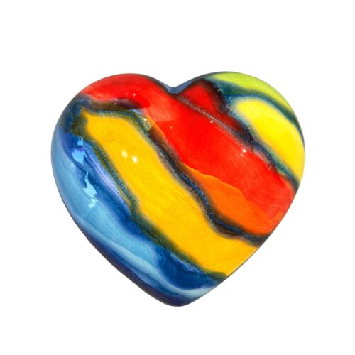 Crea87 CUOR'E' Oggetto decorativo - multicolor righe