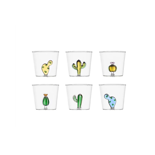 Ichendorf DESERT PLANTS Set 6 tumbler assortiti
