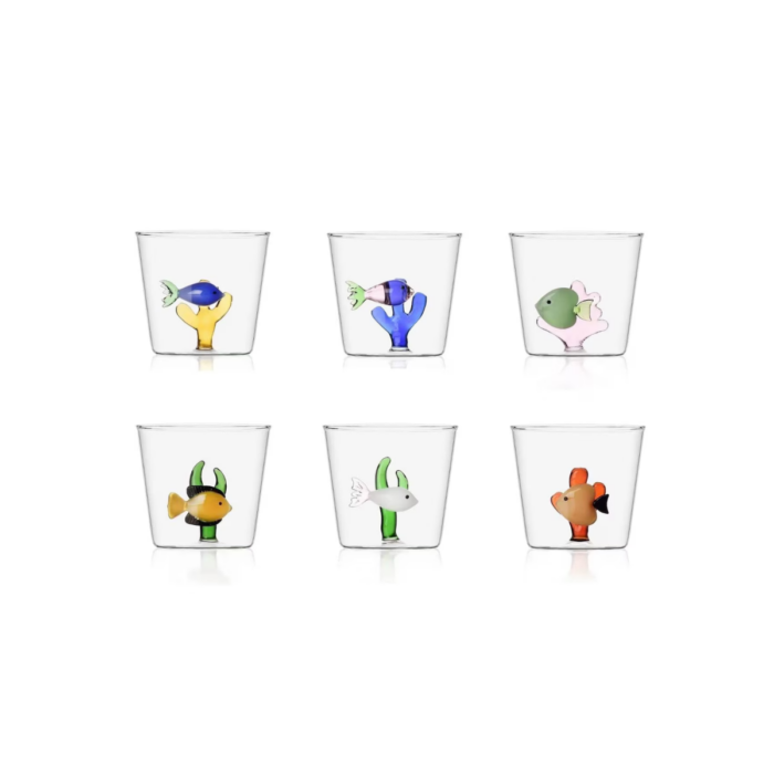 Ichendorf MARINE GARDEN  Set 6 pezzi tumbler assortiti