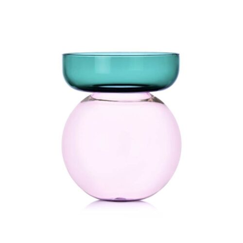 ichendorf-vaso-sferico-piccolo-petrolio-rosa-1.jpg Ichendorf Vaso sferico piccolo petrolio-rosa