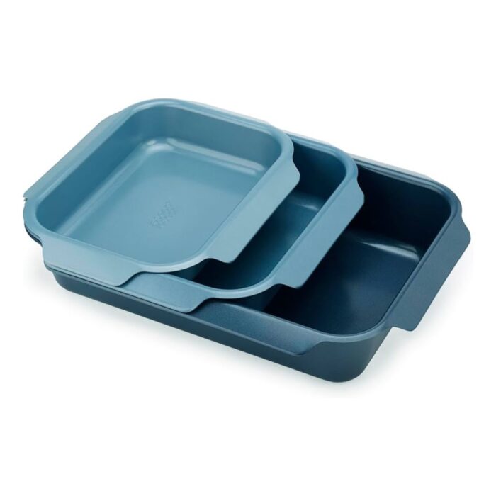 Joseph Joseph NEST OVEN set 3 pezzi teglie antiaderenti alte