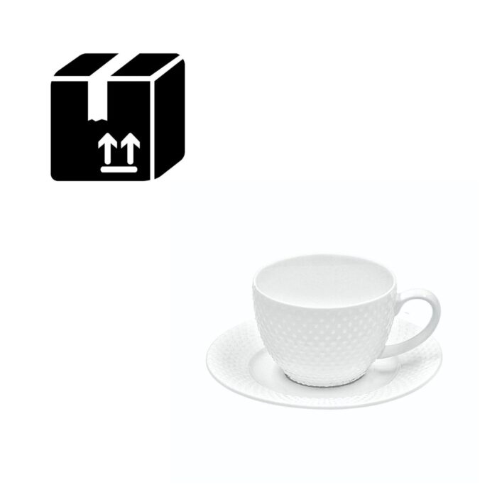 la-porcellana-bianca-reale-set-6-tazzine-caffe-con-piattino-1.jpg La Porcellana Bianca REALE Set 6 tazzine caffè con piattino