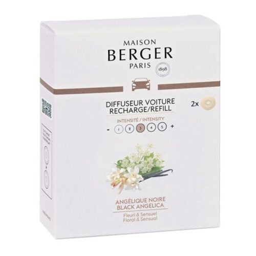 Maison Berger ANGELIQUE NOIRE ricarica diffusore auto 2pz.