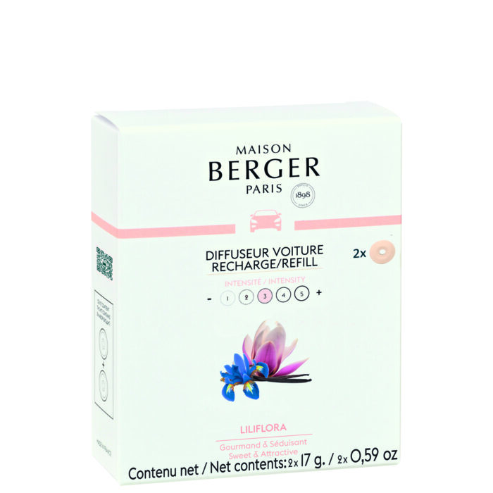 Maison Berger LILIFLORA ricarica diffusore auto 2pz.