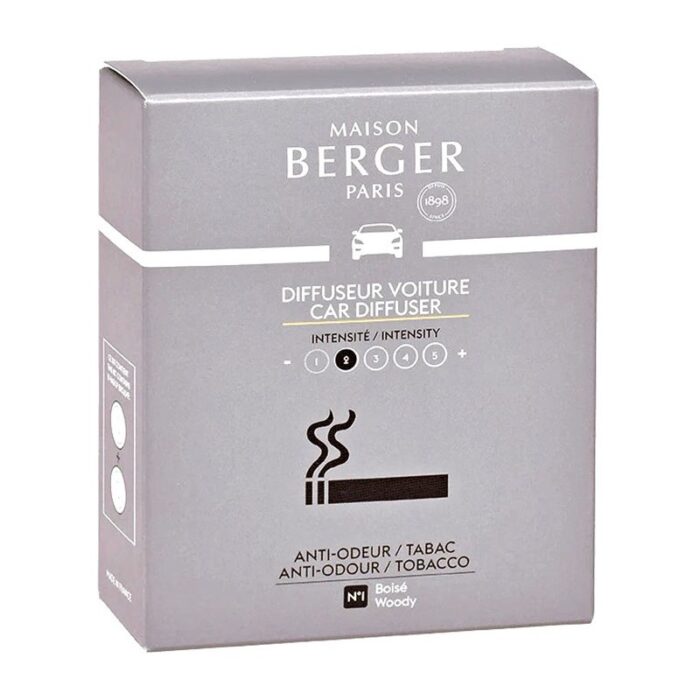 Maison Berger ODEURS DE TABAC ricarica diffusore auto 2pz.