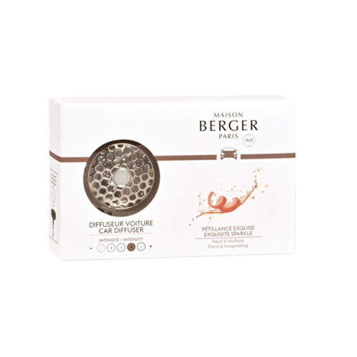 Maison Berger PETILLANCE EXQUISE diffusore auto + 1 ricarica