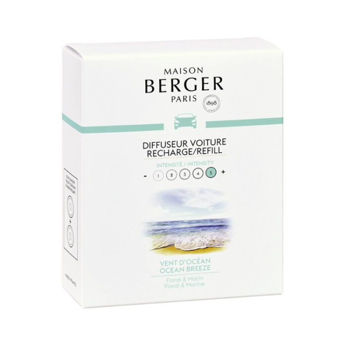 Maison Berger VENT D'OCEAN ricarica diffusore auto 2pz.