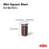 Oxo POP CONTAINER MINI QUADRATO contenitore 0,5L