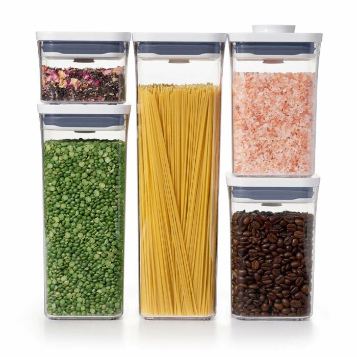 oxo-pop-container-set-5-contenitori-ermetici-impilabili-1-1.jpg Oxo POP CONTAINER Set 5 contenitori ermetici impilabili