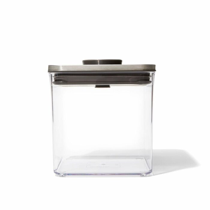 oxo-steel-pop-container-grande-quadrato-contenitore-26l-3.jpg Oxo STEEL POP CONTAINER GRANDE QUADRATO contenitore 2,6L