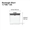 Oxo STEEL POP CONTAINER RETTANGOLARE contenitore 1,6L