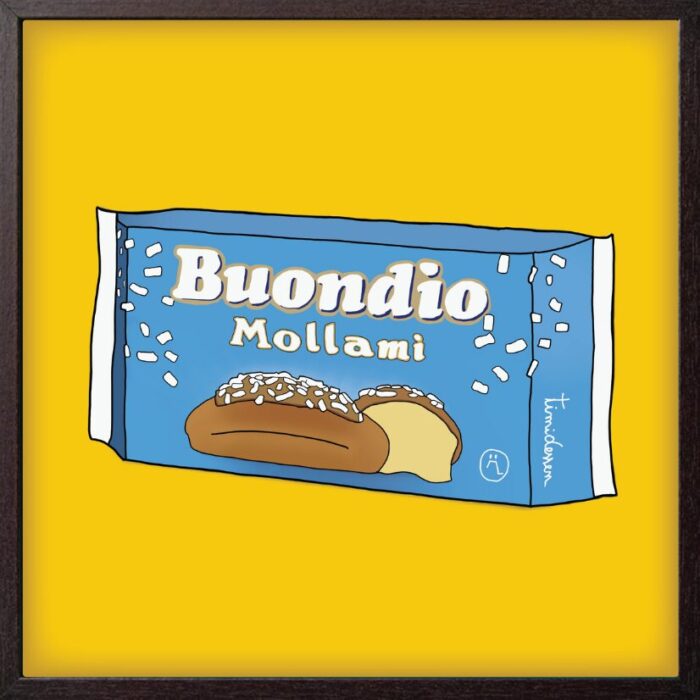 Timidessen Poster "Buondio mollami" cm 20x20