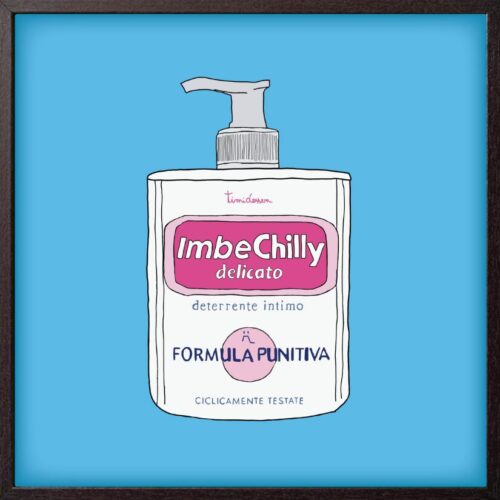 Timidessen Poster "Imbechilly" cm 20x20