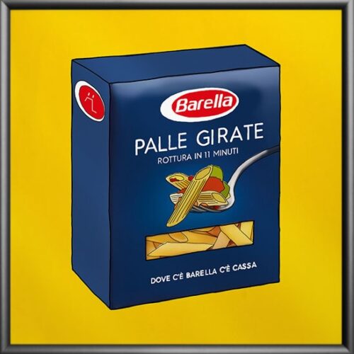 Timidessen Poster "Palle girate" cm 20x20