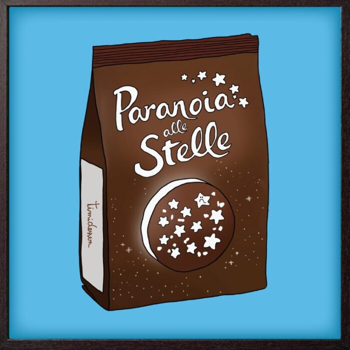 timidessen-poster-paranoia-alle-stelle-cm-20x20-1.jpg Timidessen Poster "Paranoia alle stelle" cm 20x20