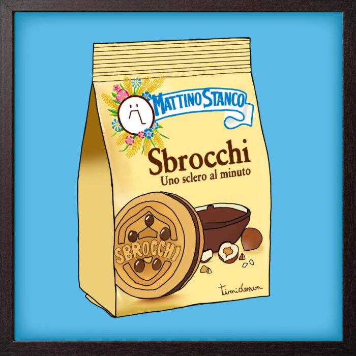 Timidessen Poster "Sbrocchi" cm 20x20