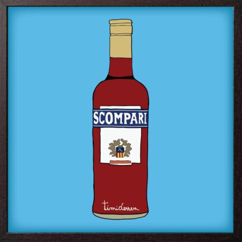 Timidessen Poster "Scompari" cm 20x20