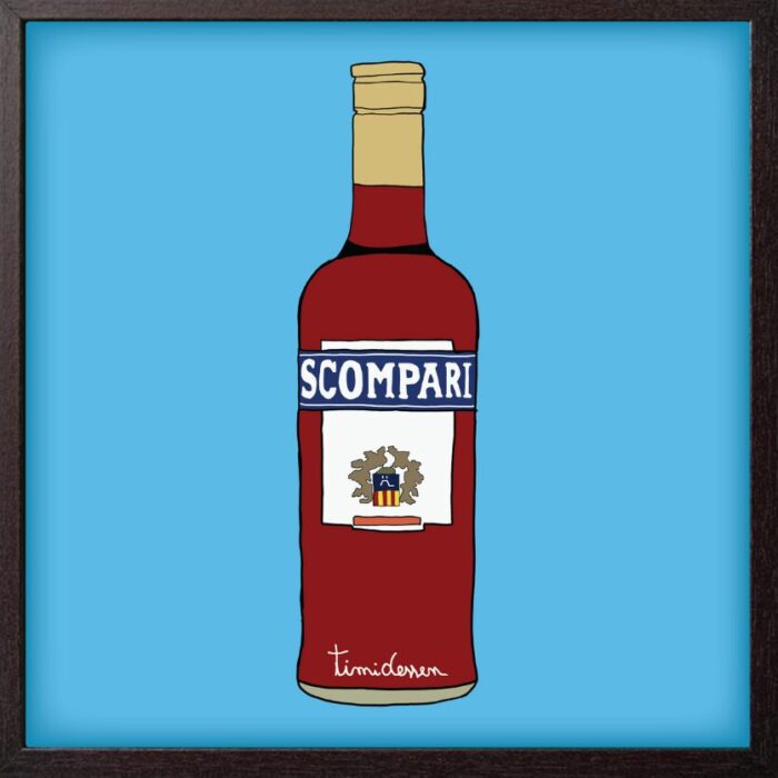 Timidessen Poster "Scompari" cm 20x20