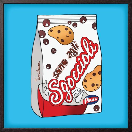 Timidessen Poster "Sgoccioli" cm 20x20