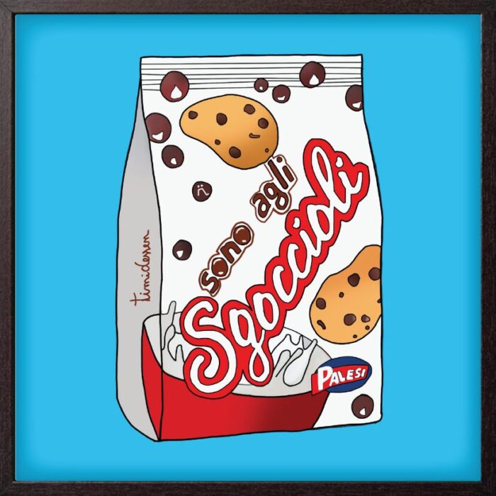 Timidessen Poster "Sgoccioli" cm 20x20