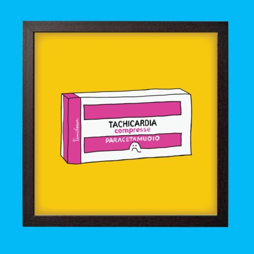 Timidessen Poster "Tachicardia" cm 20x20