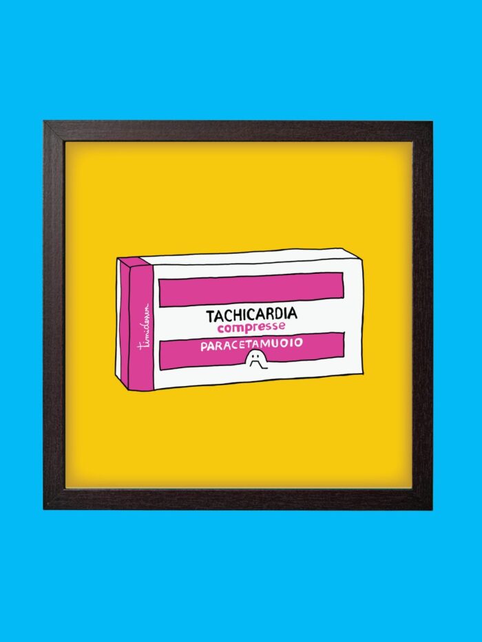 Timidessen Poster "Tachicardia" cm 20x20