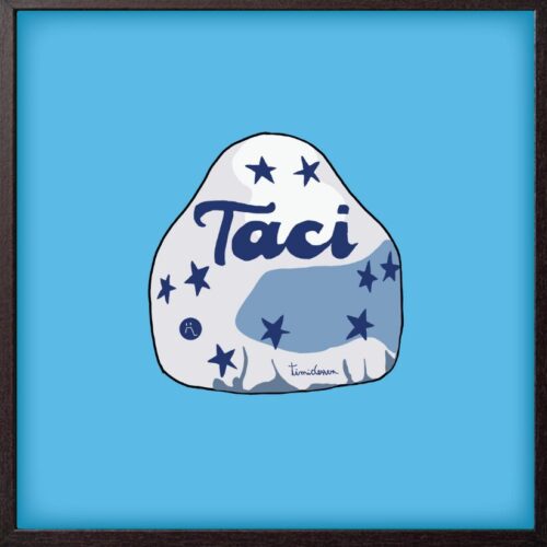 Timidessen Poster "Taci" cm 20x20