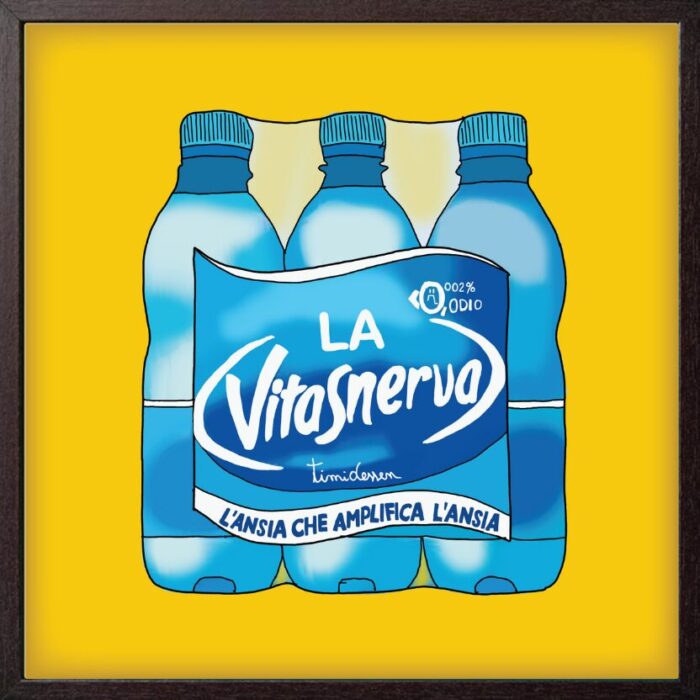 Timidessen Poster "Vita Snerva" cm 20x20