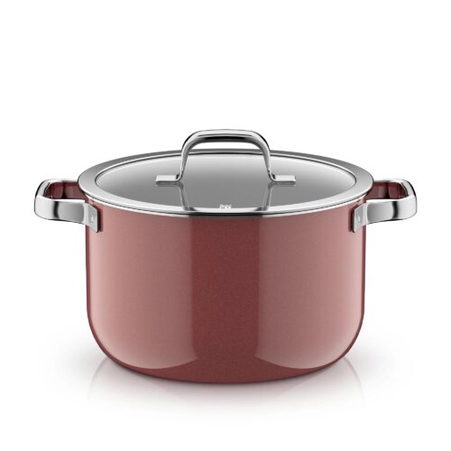 WMF FUSIONTEC MINERAL PRO Pentola con coperchio in vetro - rose quartz
