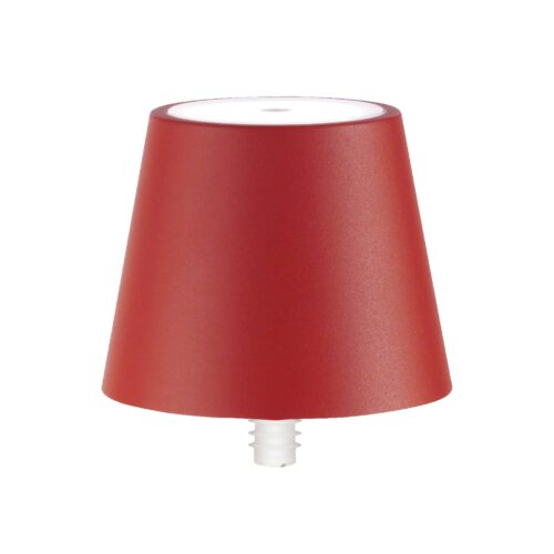 Zafferano Luci POLDINA STOPPER Lampada da tavolo - rosso raggrinzante rosso raggrinzante