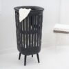 Brabantia COLLECT-IT Cesto porta biancheria con piedini 55L - black