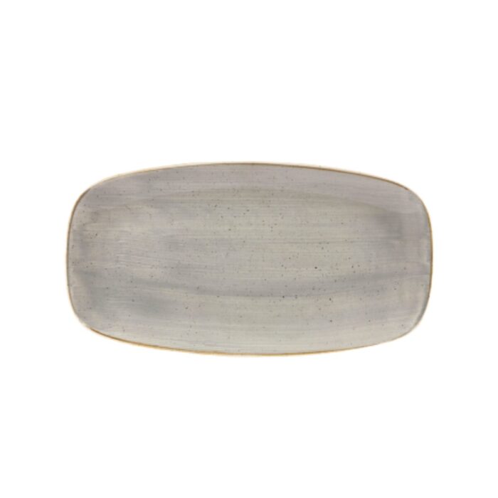 Churchill STONECAST CHEF'S PLATE OBLONG stretto - grey