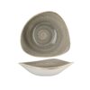 Churchill STONECAST Piatto triangolare 23,5cm - grey