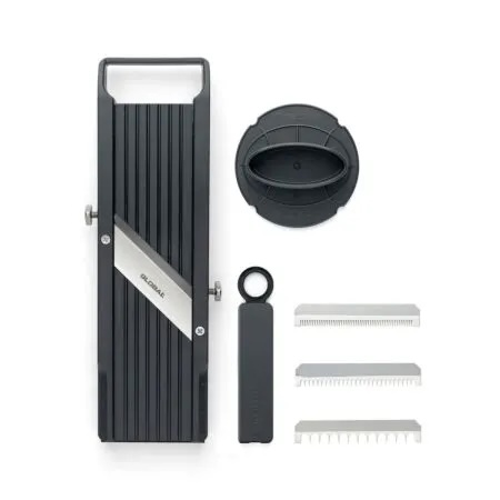 Global GSL-95/BC Mandolina 95mm a 3 lame grigio