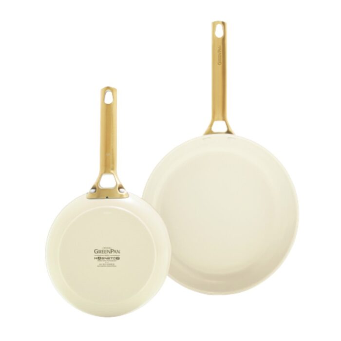 Greenpan PADOVA Set 2 padelle 20+26cm - cream white