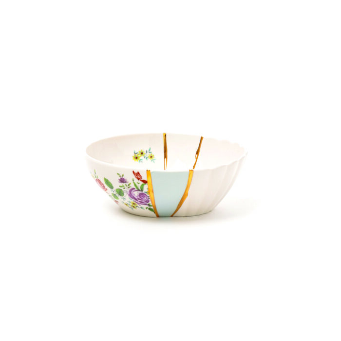 Seletti KINTSUGI Ciotola ø19cm nr.3 - bianco/multicolore