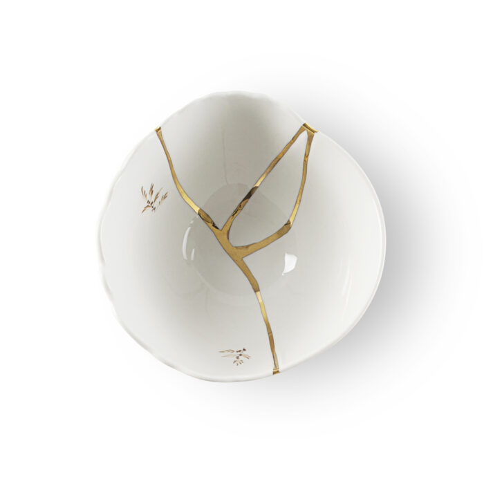 Seletti KINTSUGI Coppetta ø11,5cm nr.1 - bianco/multicolore