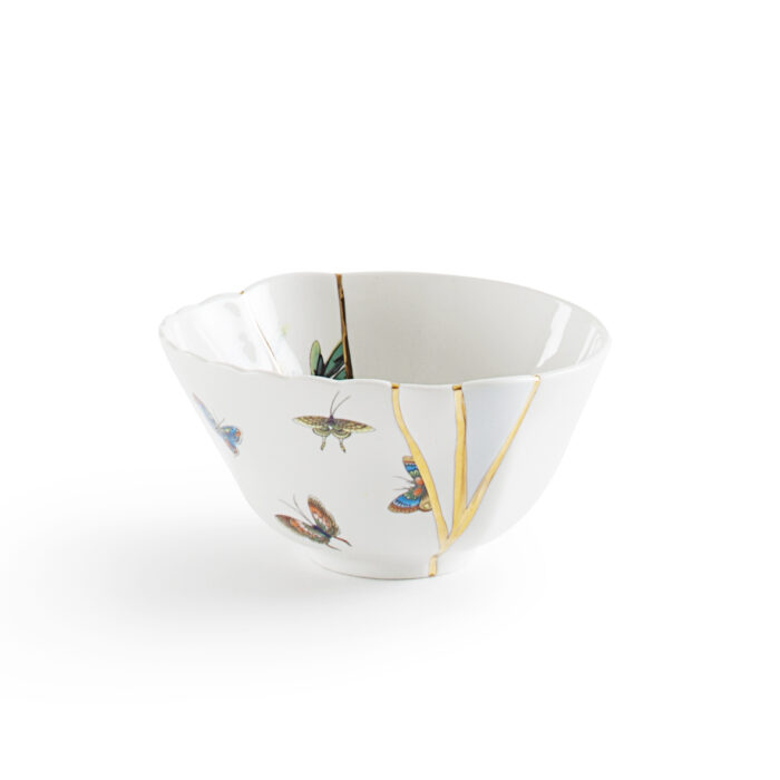 Seletti KINTSUGI Coppetta ø11,5cm nr.2 - bianco/multicolore