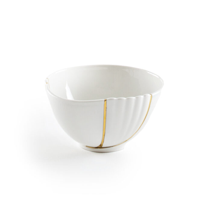 Seletti KINTSUGI Coppetta ø11,5cm nr.3 - bianco/multicolore