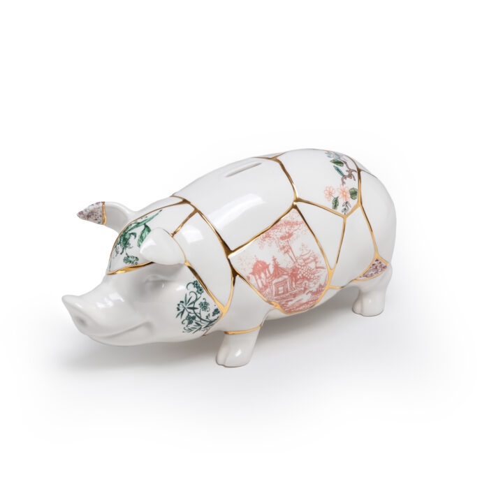 seletti-kintsugi-piggy-bank-salvadanaio-in-porcellana-bianco-oro-multicolor-1.jpg Seletti KINTSUGI PIGGY BANK Salvadanaio in porcellana - bianco/oro/multicolor