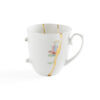 Seletti KINTSUGI Tazza mug in porcellana ø8,5cm nr.2 - bianco/multicolore