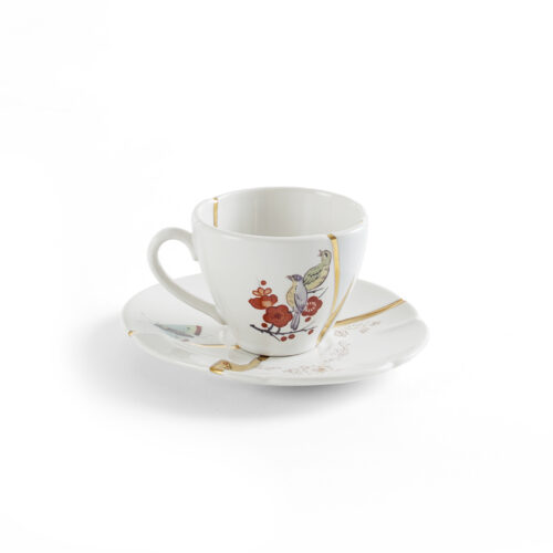 seletti-kintsugi-tazzina-caffe-con-piattino-nr.2-bianco-multicolore-1.jpg Seletti KINTSUGI Tazzina caffè con piattino nr.2 - bianco/multicolore