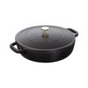 staub-chistera-tegame-28cm-nero-1.jpg Staub Chistera tegame 28cm - nero